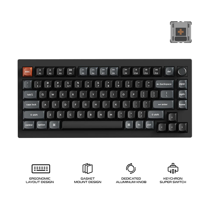 Keychron V1 Ultra 8K Wireless Custom Mechanical Keyboard
