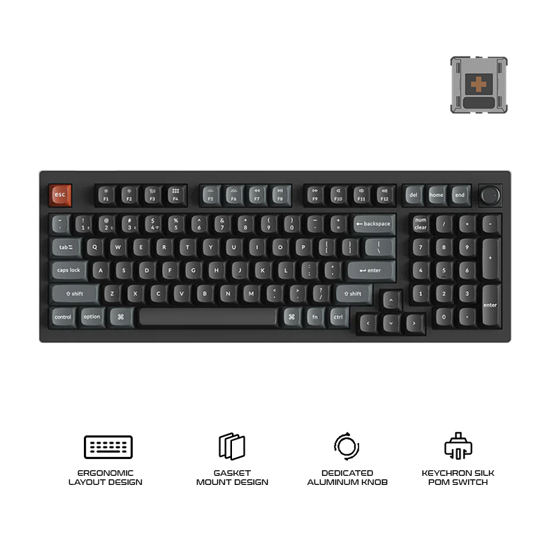 Keychron V5 Ultra 8K Wireless Custom Mechanical Keyboard