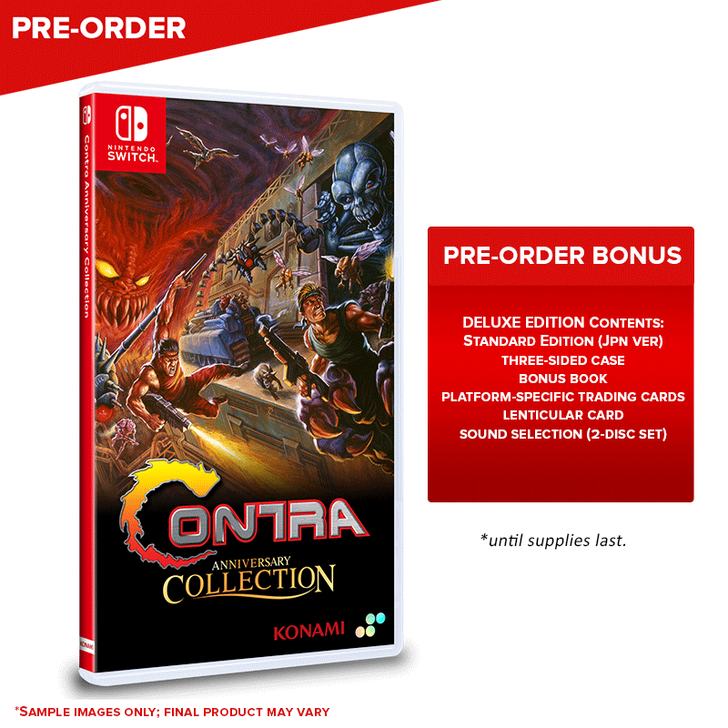 [PRE-ORDER] Nintendo Switch Contra Anniversary Collection: Deluxe Edition (JPN)