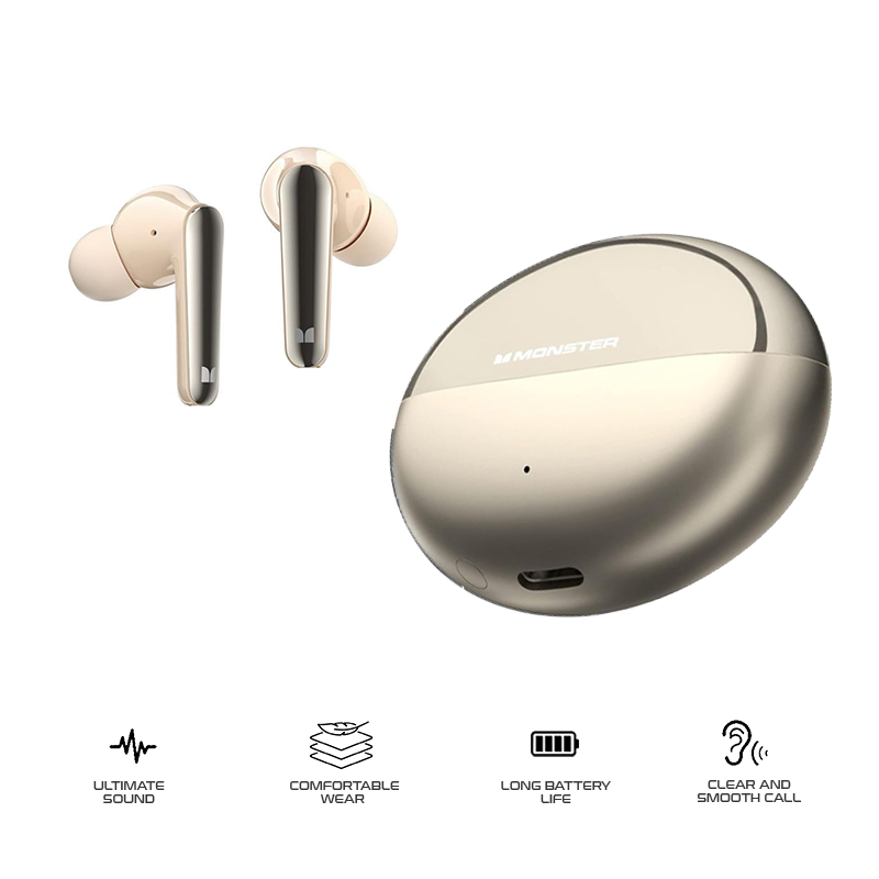 Monster N-Lite 203 Airlinks Wireless In -Ear Headphone MH22163