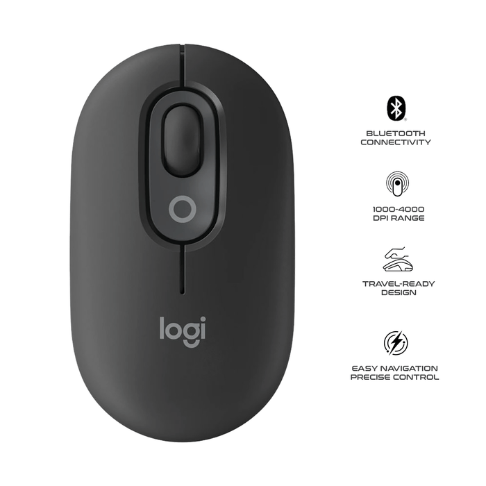 Logitech Pop Mouse Wireless With Customizable Emoji