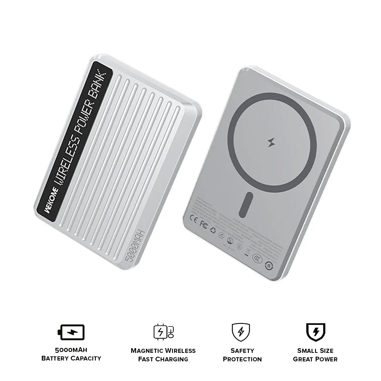 WEKOME UltraThin Magsafe  Powerbank 15W (5000mAh) WP-80