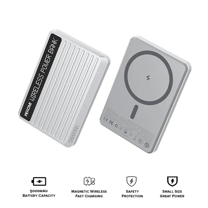 WEKOME UltraThin Magsafe  Powerbank 15W (5000mAh) WP-80