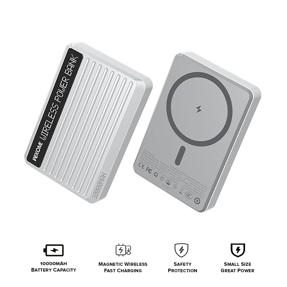 WEKOME UltraThin Magsafe Powerbank 15W (10000mAh) WP-81