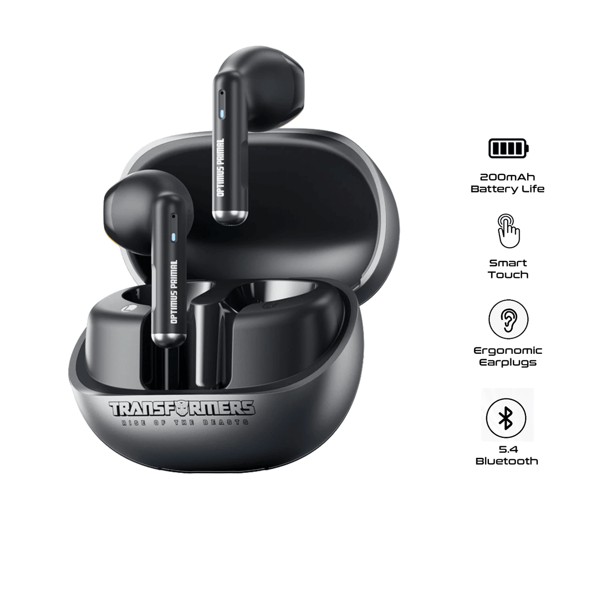 Transformers TF-T28 Bluetooth Earphone Smart Touch Waterproof with Mic Bluetooth