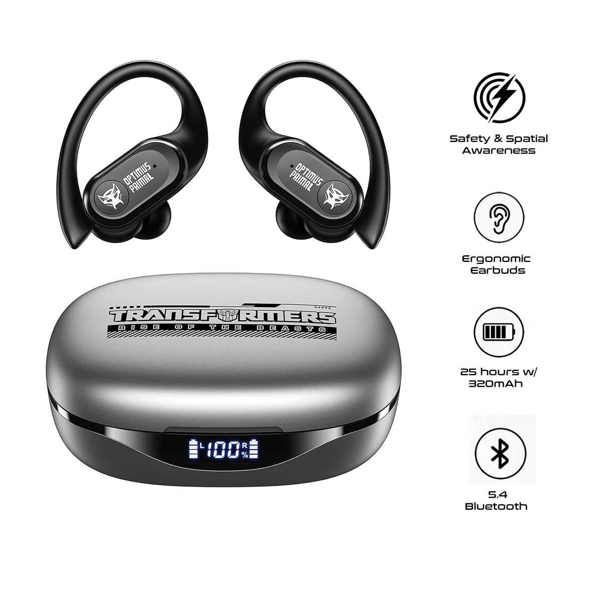 Transformers TF-T26 Pro Bluetooth Earphone HIFI - Waterproof