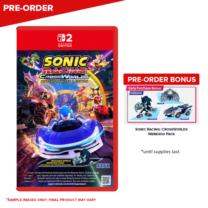 [PRE-ORDER] Nintendo Switch 2 Sonic Racing Cross Worlds (ASI)