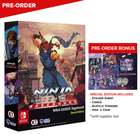 [PRE-ORDER] Ninja Gaiden Ragebound Special Edition - Nintendo Switch (ASI)