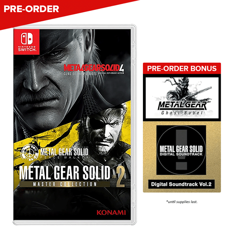 PRE-ORDER] Nintendo Switch Metal Gear Solid: Master Collection Vol. 2