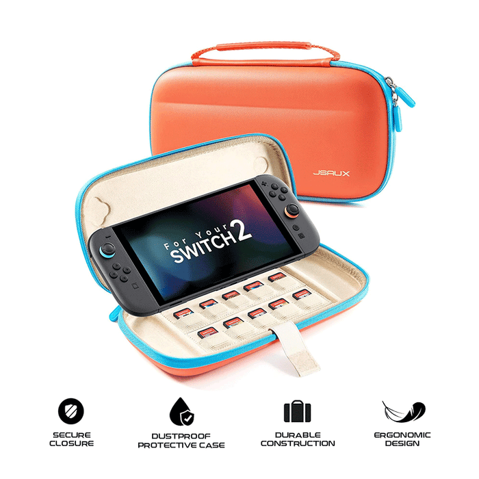 JSAUX Colorful Ultra-thin Carrying Case For Nintendo Switch 2 BG0119