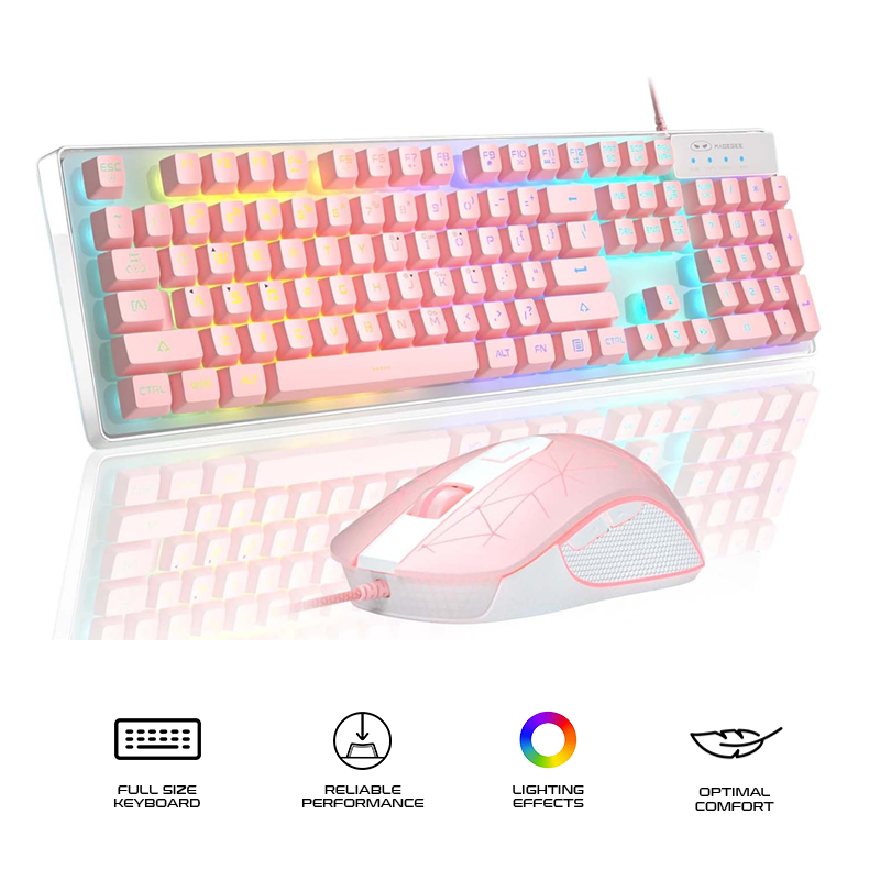 Magegee K1 Wired Membrane Keyboard & Mouse Combo RGB