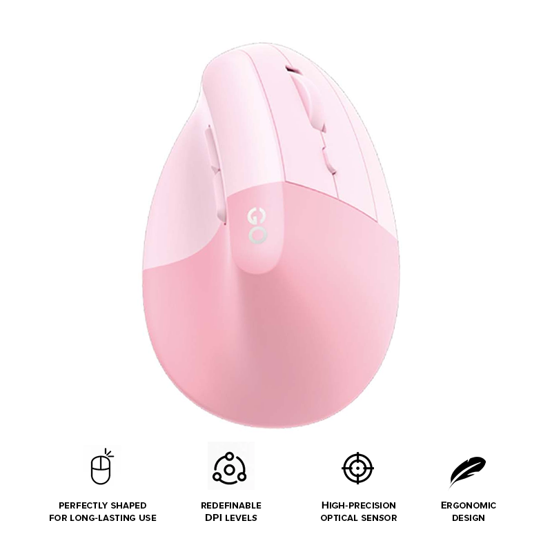 Fantech W195R Go Comfy Vertical Ergonomic Wireless Mouse