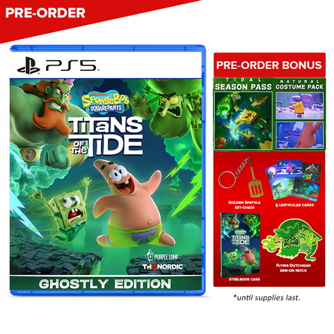 [PRE-ORDER] SpongeBob SquarePants : Titans of the Tide - Ghostly Edition - PlayStation 5 (EUR)