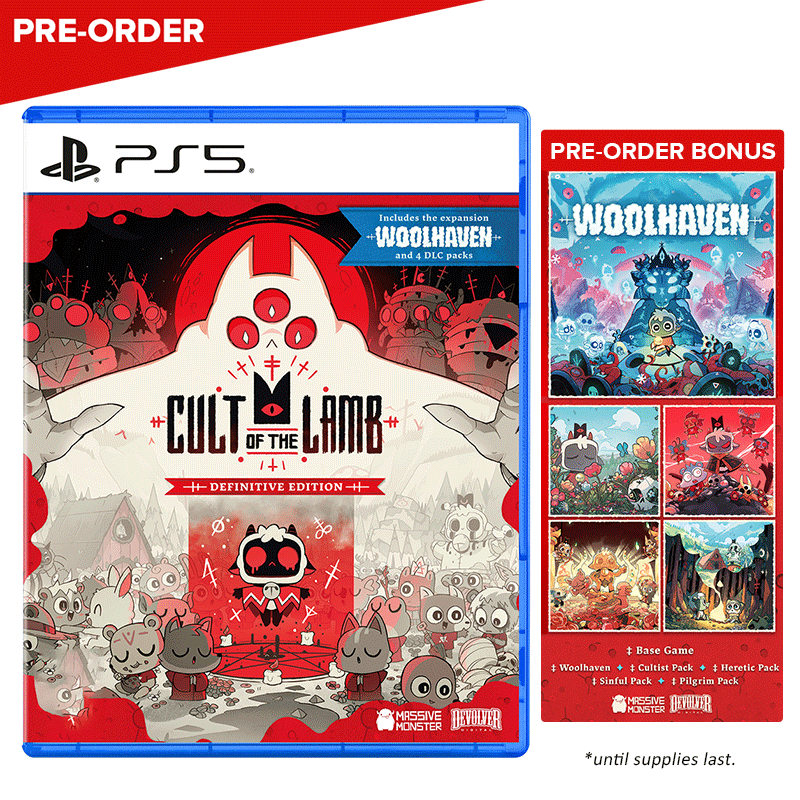 [PRE-ORDER] PlayStation 5 Cult of the Lamb: Definitive Edition (EU)