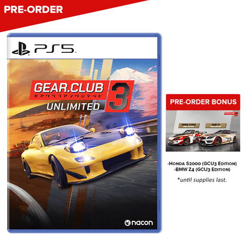 [PRE-ORDER] PlayStation 5 Gear.Club Unlimited 3 (EUR)