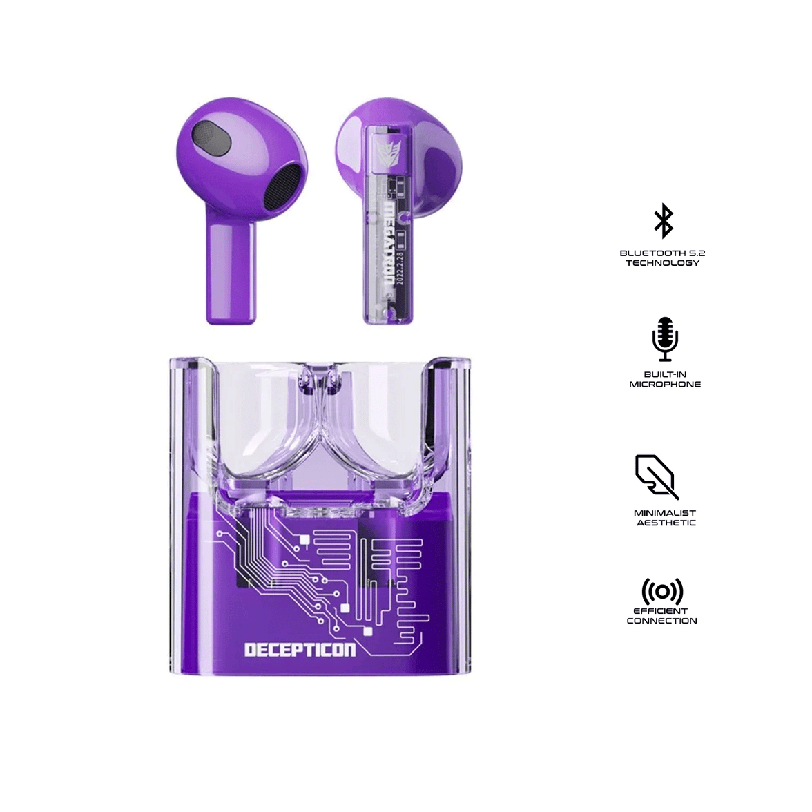 Transformers TF-T08 Wireless Earphone Smart Touch - Dual Mode