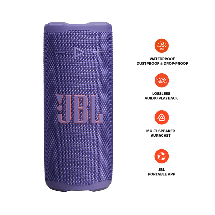 Harman JBL Grip Bluetooth Speaker Pro Sound with built-in Ambient Light