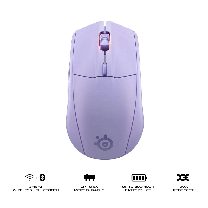 SteelSeries Rival 3 Wireless Gen 2 TrueMove Air Sensor Gaming Mouse