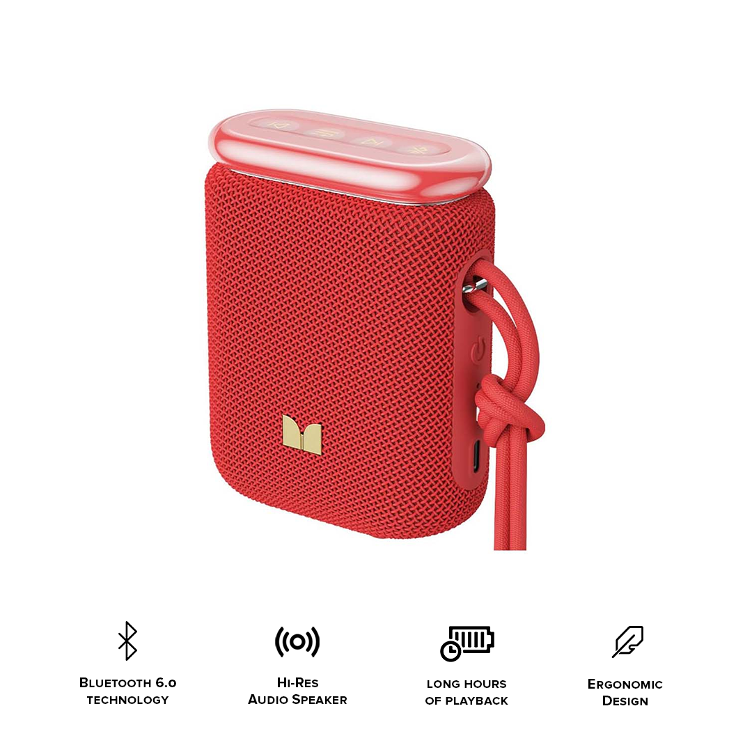 Monster Blaster Pebble Portable Bluetooth Speaker MS62131