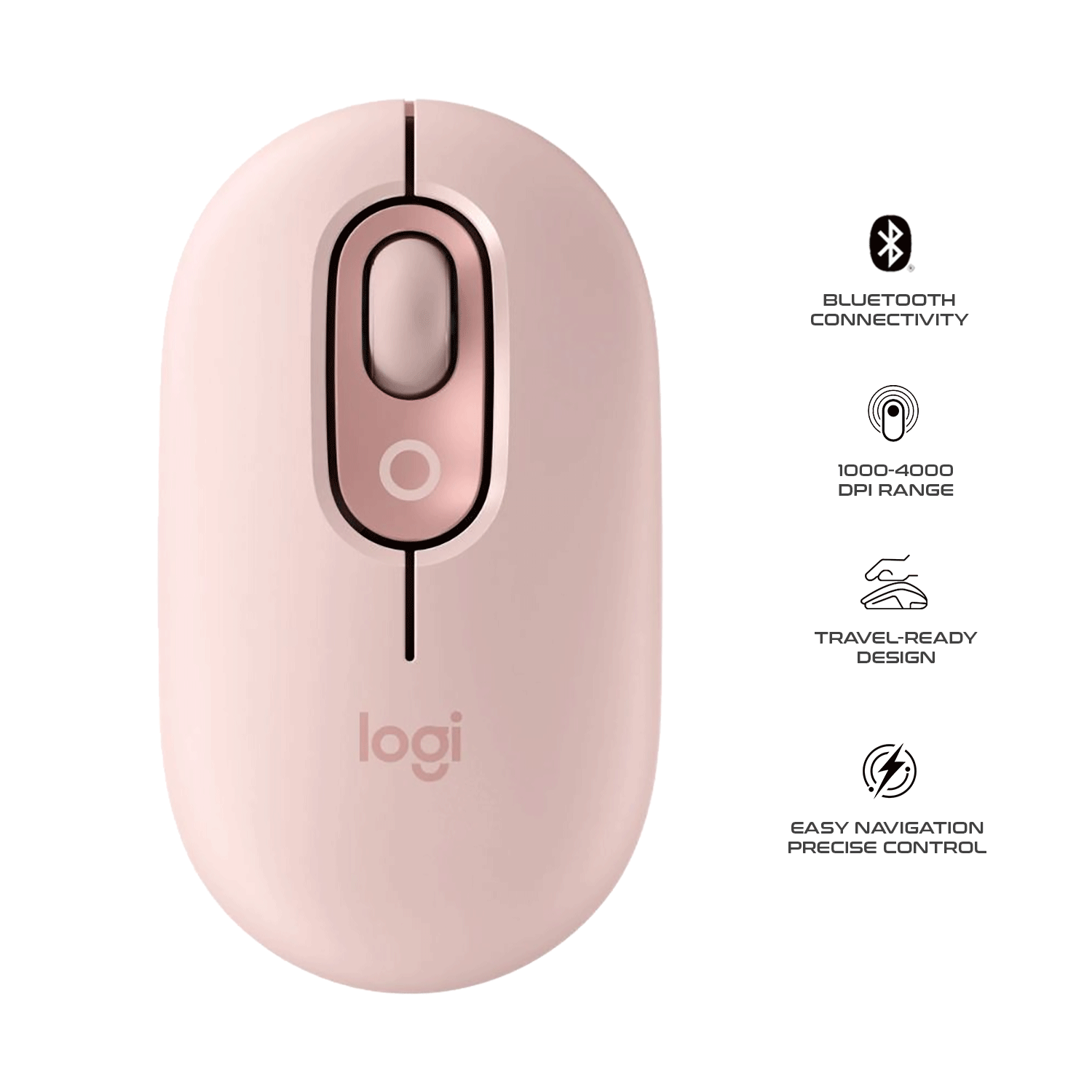 Logitech Pop Mouse Wireless With Customizable Emoji