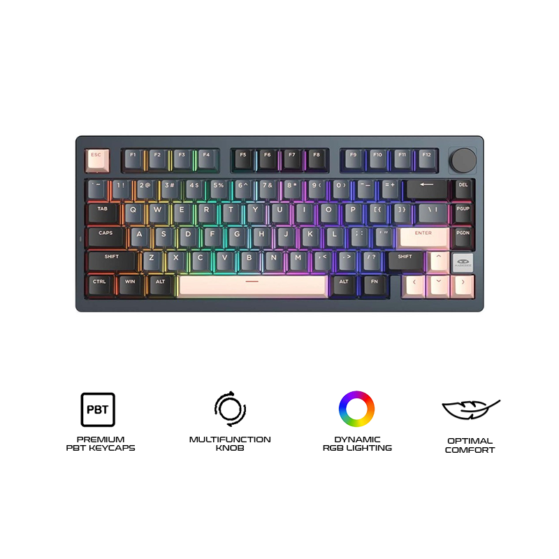 Magegee Light75 80-key Tri-mode 75% layout Mechanical Keyboard