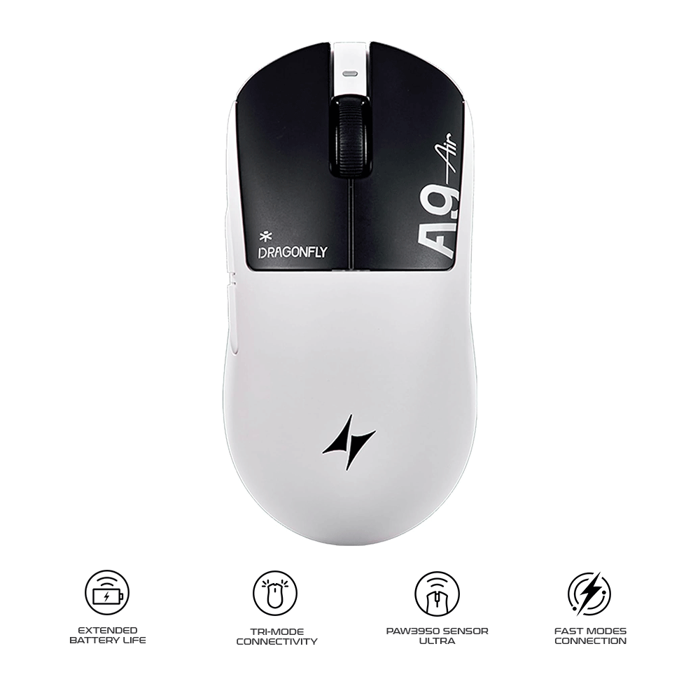 ATK A9 Air Dual Mode Wireless Gaming Mouse