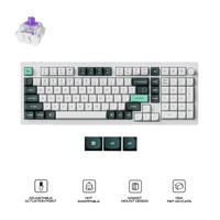 Keychron Q5 HE QMK 96% Fully Assembled Knob RGB Backlight Hot-Swappable Wireless Magnetic Switch Keyboard (Gateron Double-Rail Magnetic Nebula Switch)