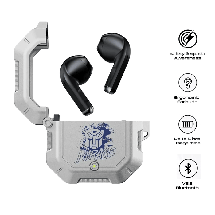 Transformers TF-T12 Bluetooth Earphone Smart Touch Waterproof