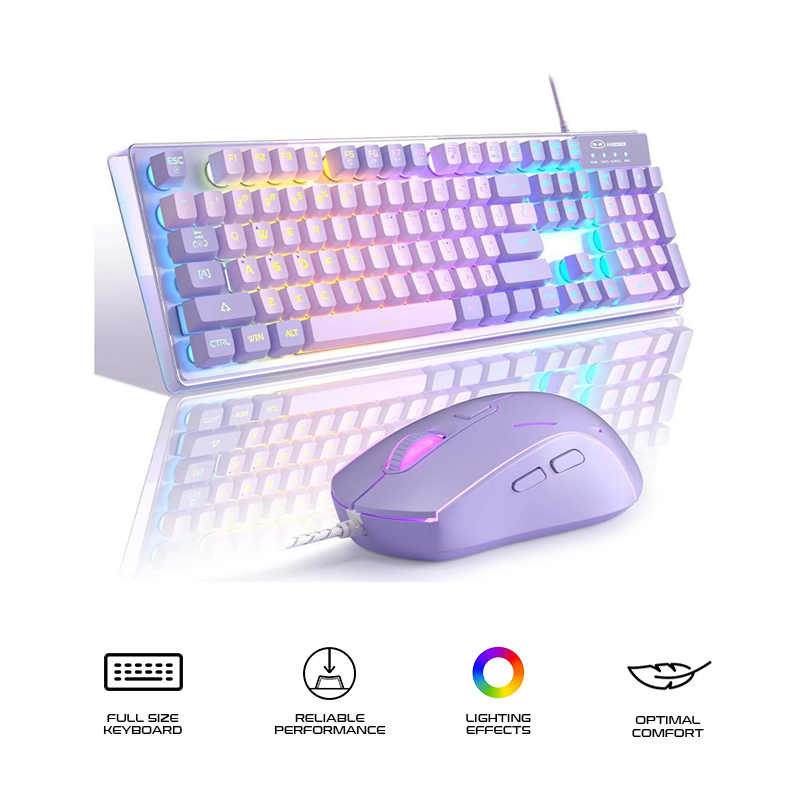Magegee K1 Wired Membrane Keyboard & Mouse Combo RGB