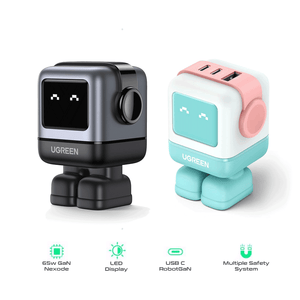 UGREEN Mini Robot 65W 3-Port PD GAN Fast Charger