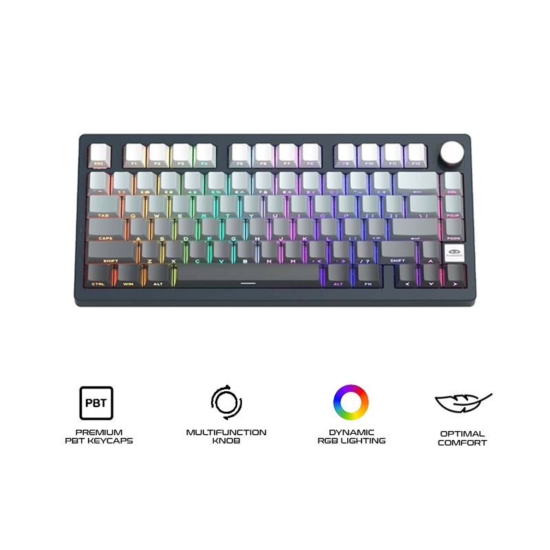 Magegee Light75 80-key Tri-mode 75% layout Mechanical Keyboard