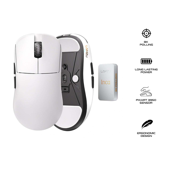 Lamzu INCA Superlight Dual Mode Wireless Gaming Mouse