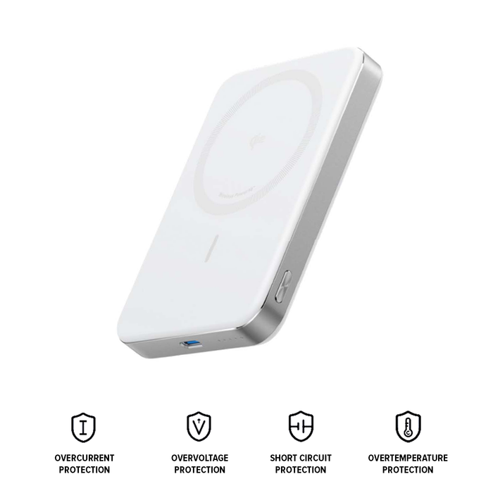 Anker MagGo Power Bank Ultra-Slim 10,000mAh Magnetic Battery Pack Qi2 Certified 15W Ultra-Fast MagSafe Compatible Portable Powerbank
