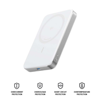 Anker MagGo Power Bank Ultra-Slim 10,000mAh Magnetic Battery Pack Qi2 Certified 15W Ultra-Fast MagSafe Compatible Portable Powerbank