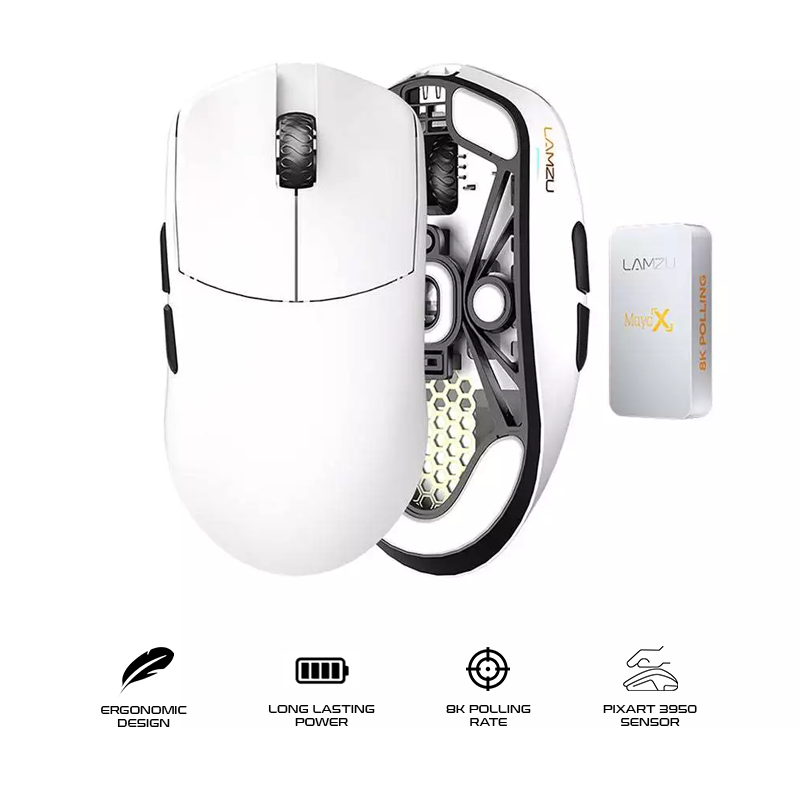 Lamzu Maya X Superlight 8K Wireless Gaming Mouse