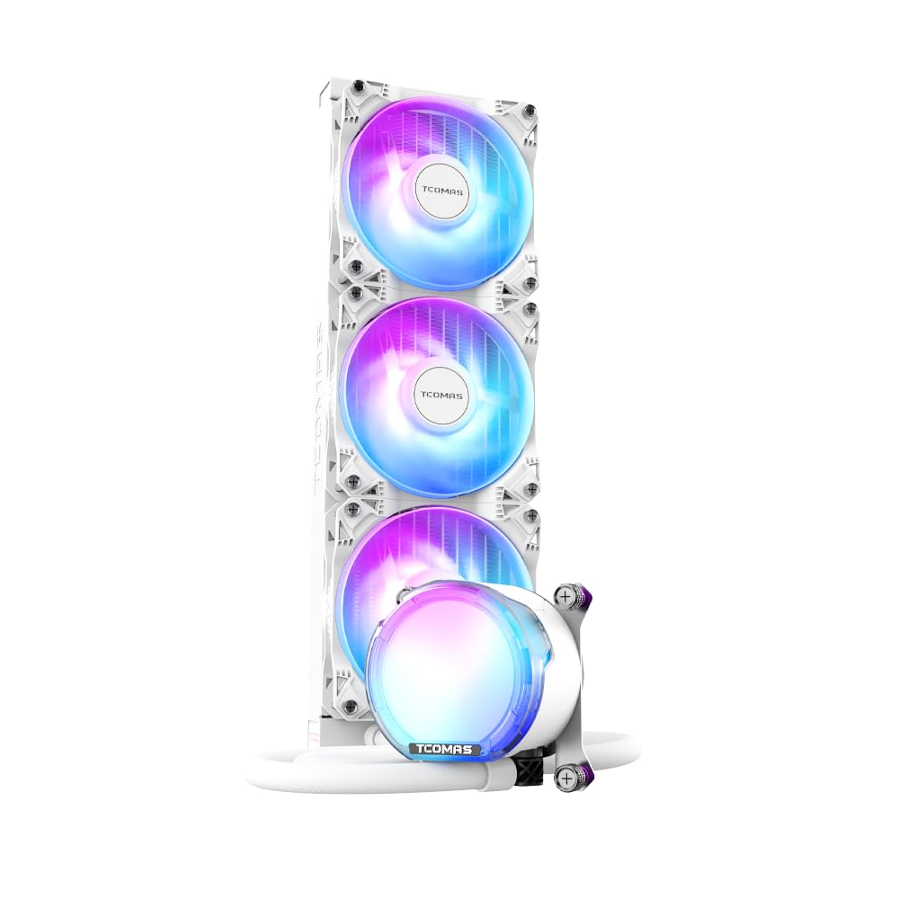 TCOMAS LE100 ARGB 360mm AIO Liquid CPU Cooler