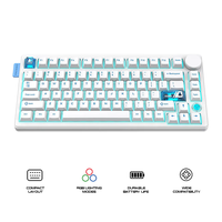 Onikuma MT706 Tri-Mode RGB 81 Keys Mechanical Keyboard