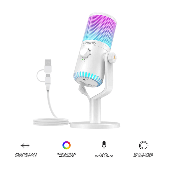 Maono DM30 RGB USB Condenser Microphone