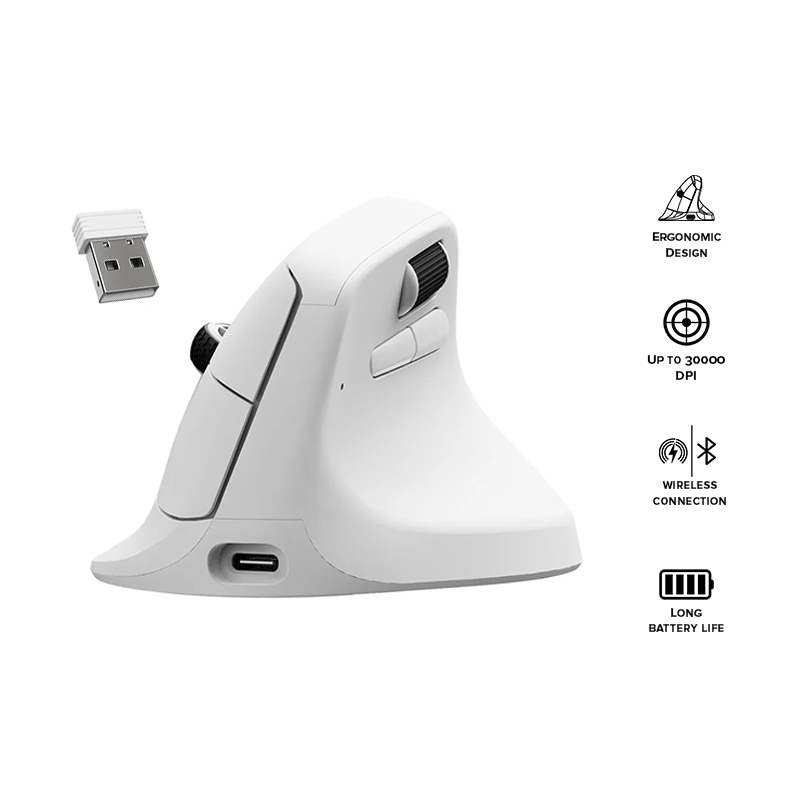 Keychron M5 8K Ergonomic Wireless Mouse