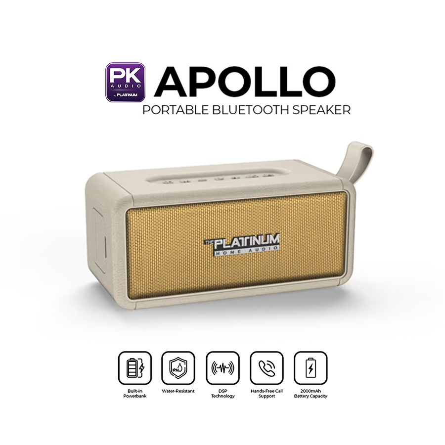 Platinum Karaoke APOLLO Portable Bluetooth Speaker