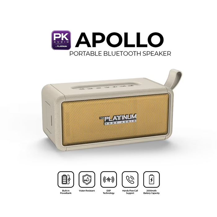 Platinum Karaoke APOLLO Portable Bluetooth Speaker