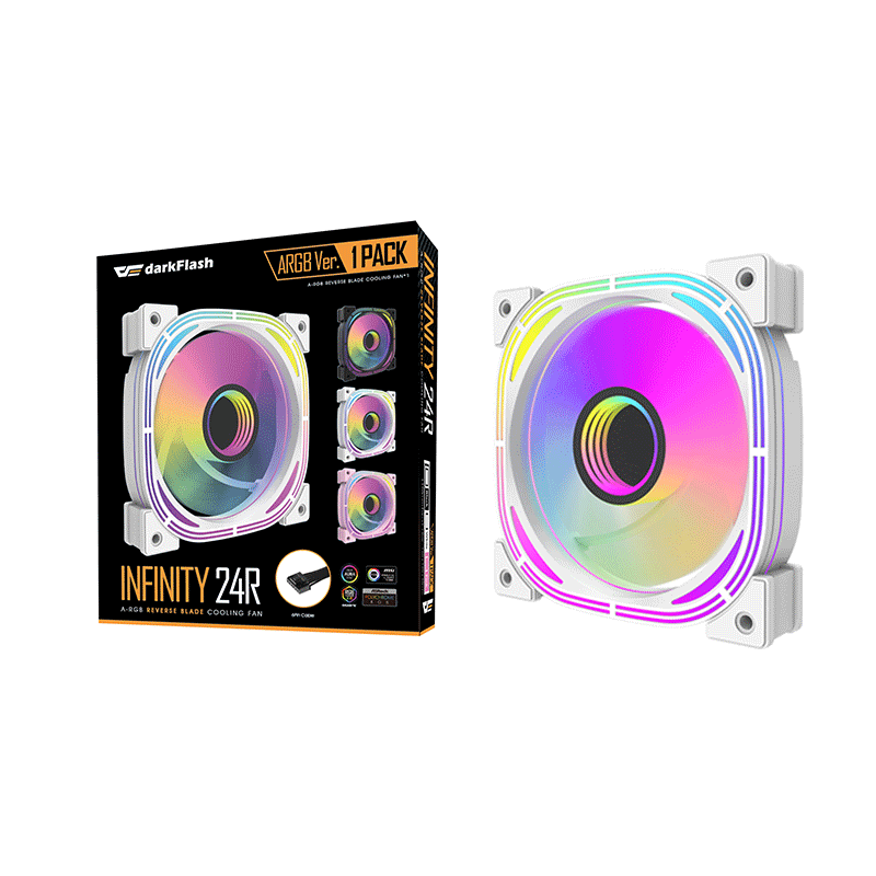 DarkFlash Infinity 24R ARGB Reverse Blade Cooling Fan