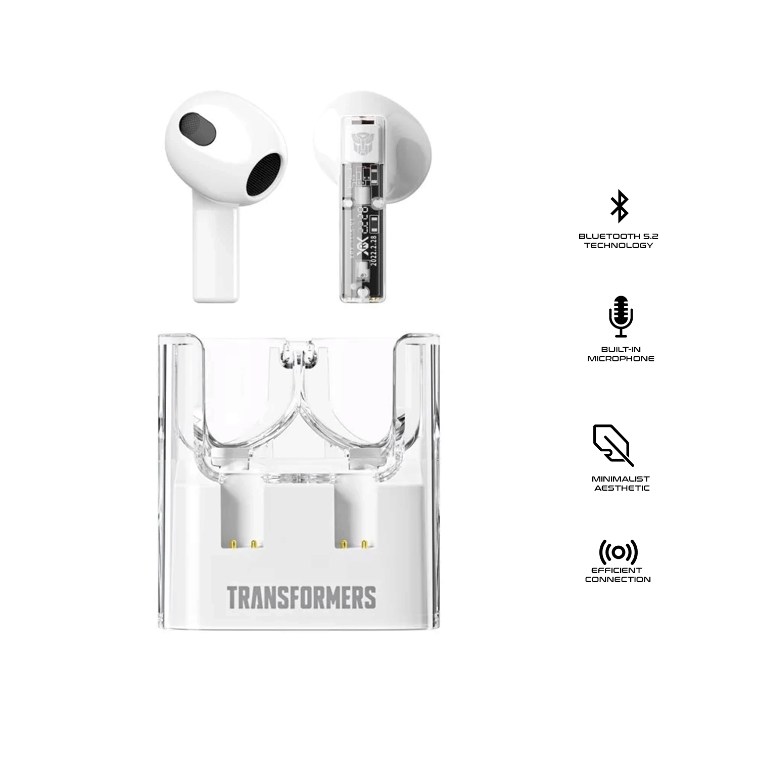 Transformers TF-T08 Wireless Earphone Smart Touch - Dual Mode
