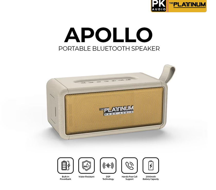 Platinum Karaoke APOLLO Portable Bluetooth Speaker