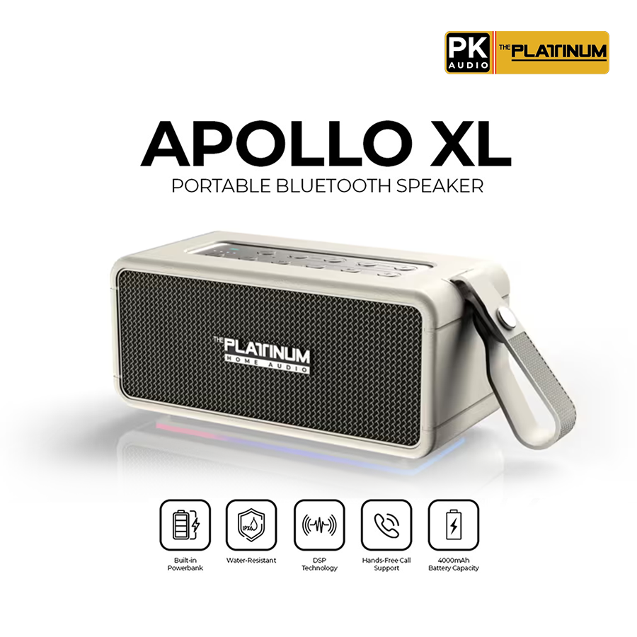Platinum Karaoke APOLLO XL Portable Bluetooth Speaker
