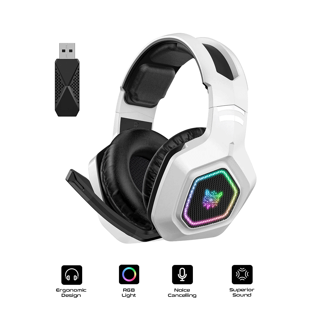Onikuma B100 RGB Tri-Mode Gaming Headset