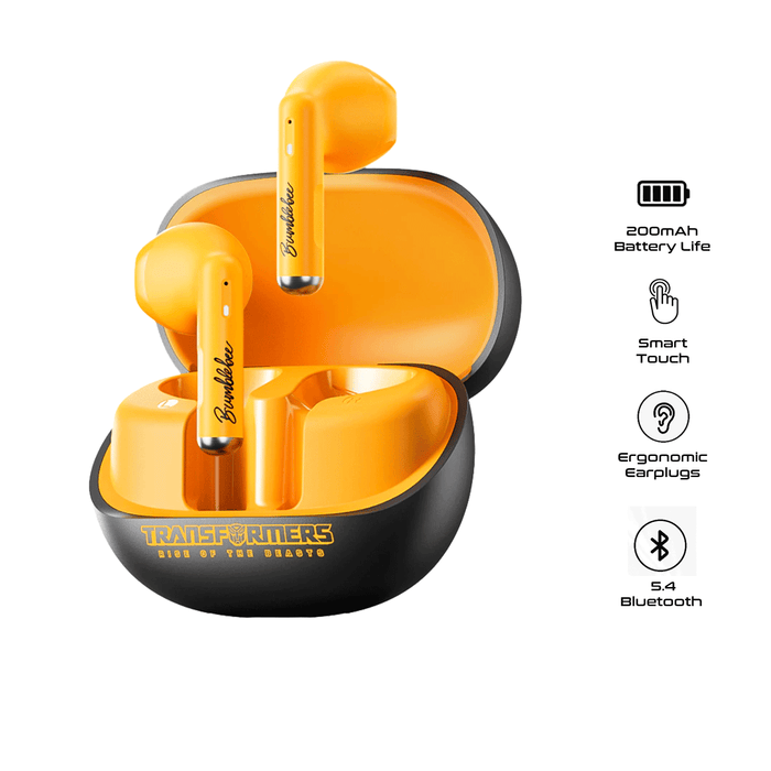 Transformers TF-T28 Bluetooth Earphone Smart Touch Waterproof with Mic Bluetooth