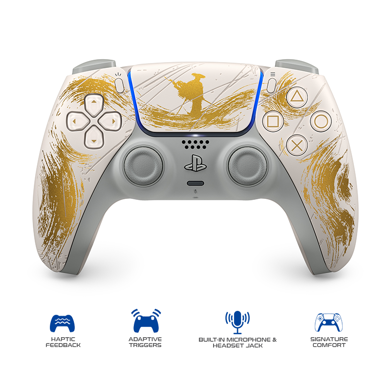 Sony Playstation 5 DualSense Wireless Controller Ghost of Yotei Gold Limited Edition JPN