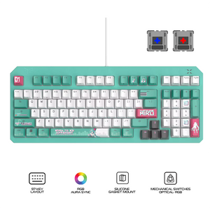Asus TUF K3 Gen II Gaming Keyboard MIKU Edition (PBT)