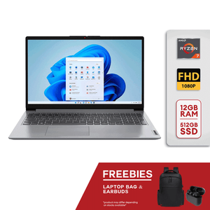 Lenovo Ideapad 1 15.6" Ryzen 7 5700U 12GB RAM 512GB SSD Cloud Grey 82R4002PUS